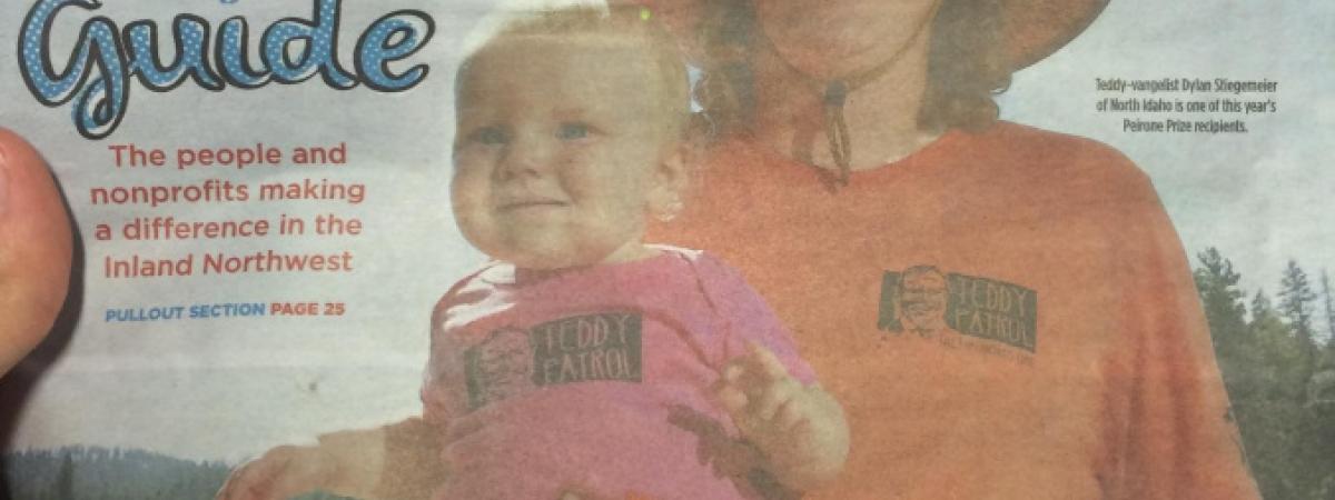 Theodores on the cover of Inlander 