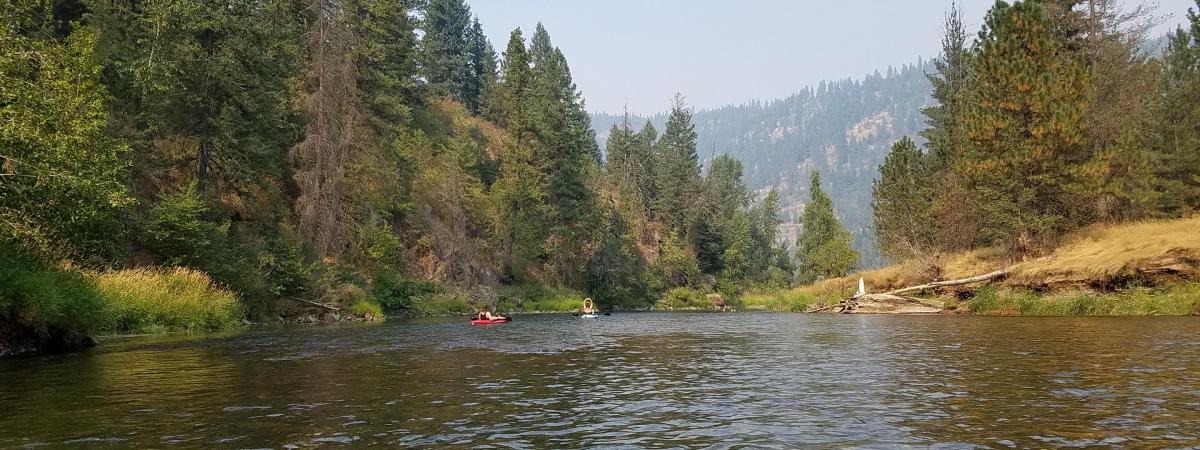 Helped clean up cda river labor day weekend  The Theodores
